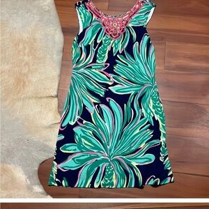 Lilly Pulitzer Bejeweled Sleeveless Dress